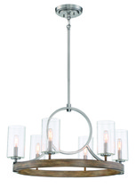 Minka-Lavery 4015-280 - 6 - Light Chandelier