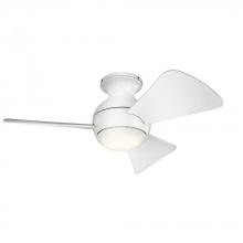 Kichler 330150MWH - 34" LED Fan