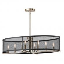 Kichler 43712PN - 8 - Light Linear Chandelier