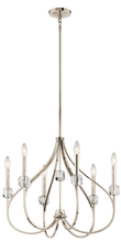 Kichler 43720PN - 6 - Light Chandelier Polished Nickel