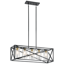Kichler 44081BK - 5 - Light Linear Chandelier