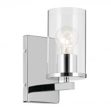 Kichler 45495CHCLR - 1 - Light Wall Sconce with Clear Glass in Chrome