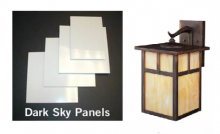 Kichler 4813WH - Dark Sky Panel Insert Set for 9652CV White