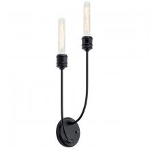 Kichler 52259BK - 2 - Light Wall Sconce