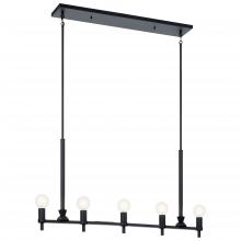 Kichler 52425BK - 5 - Light Linear Chandelier