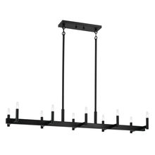 Kichler 52614BK - 10 - Light Linear Chandelier