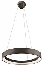 Kichler 83455 - LED Ring Pendant in Textured Black and Glossy White Interior