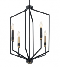 Kichler 52351BK - 4 - Light Foyer Pendant