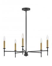 Lark 83075BK - 5 - Light Chandelier
