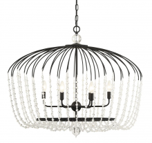 Varaluz 343N06MB - 6 - Light Oval Chandelier