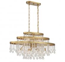 Savoy House 1-1867-10-322 - 10 - Light Linear Oval Chandelier