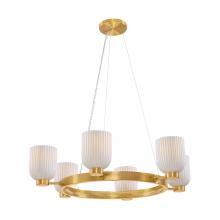 Savoy House 1-3170-6-322 - 6 - Light Chandelier in Warm Brass