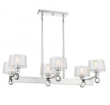 Savoy House 1-6300-6-109 - 6 - Light Linear Chandelier