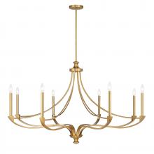 Savoy House 1-6415-8-322 - 8 - Light Chandelier in Warm Brass