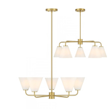Savoy House 1-4015-5-322 - 5 - Light Chandelier in Warm Brass