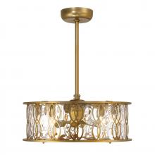 Savoy House 24-FD-2008-171 - 5 - Light Fan D'Lier in Burnished Brass