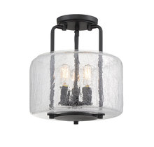 Savoy House 6-7790-3-89 - 3 - Light Semi-Flush Mount - Black