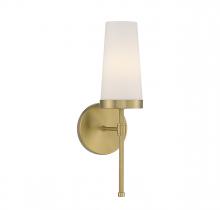 Savoy House 9-2801-1-322 - 1-Light Wall Sconce in Warm Brass