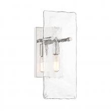 Savoy House 9-8204-1-109 - 1-Light Wall Sconce in Polished Nickel