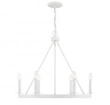 Savoy House M10093BQW - 6 - Light Chandelier