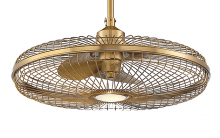 Savoy House 29-FD-122-322 - 26" LED Fan D'Lier in Warm Brass