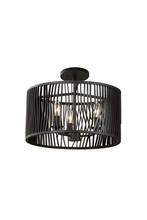 Kalco 507540BI - 3 - Light Convertible Pendant / Semi Flush