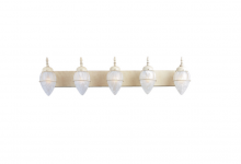 Hi-Lite MFG Co. H-2020-5B-66-NUEGE - 5 Light Vanity Sconce
