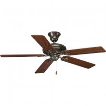 Progress Lighting P2521-20 - AirPro Collection Signature 52" Five-Blade Ceiling Fan