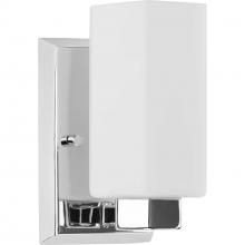 Progress Lighting P300476-015 - Estrada Collection One-Light Polished Chrome Contemporary Bath & Vanity Light