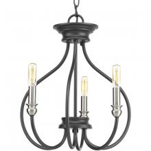 Progress Lighting P350042-143 - 3 - Light Semi-Flush Convertible