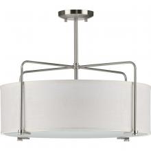 Progress Lighting P350110-009 - 3 - Light Semi-Flush Convertible Pendant