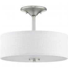 Progress Lighting P350129-009 - Inspire Collection 13" Two-Light Semi-Flush