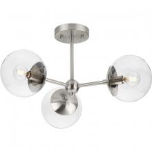 Progress Lighting P350235-009 - 3 - Light Semi-Flush Mount
