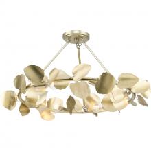 Progress Lighting P350263-176 - 6 - Light Flush Mount in Gilded Silver