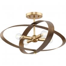 Progress Lighting P350280-205 - 4 - Light Semi-Flush
