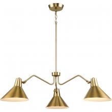 Progress Lighting P400309-109 - Trimble Collection Three-Light Brushed Bronze Chandelier