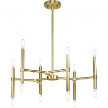 Progress Lighting P400339-191 - 12 - Light Brushed Gold Luxe Chandelier