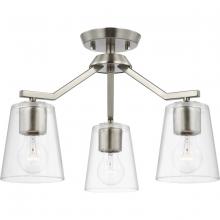 Progress Lighting P400340-009 - 3 - Light Convertible Sem-Flush/Chandelier