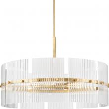 Progress Lighting P400389-205 - 6 - Light Soft Gold Contemporary Chandelier