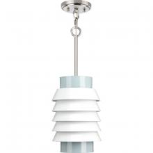 Progress Lighting P500194-009 - POINT DUMEÂ® byJeffrey Alan Marks for Progress Lighting Onshore Collection Brushed Nickel Pendant