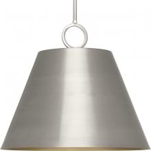 Progress Lighting P500368-009 - Parkhurst Collection Three-Light New Traditional Brushed Nickel Metal Pendant Light