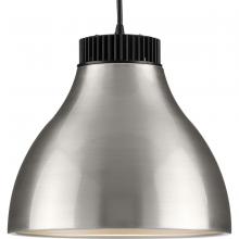 Progress Lighting P500372-009-30 - Radian LED Collection Modern Brushed Nickel Metal Pendant