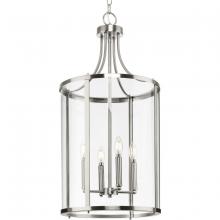 Progress Lighting P500391-009 - Gilliam Collection Four-Light Brushed Nickel New Traditional Hall & Foyer
