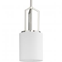Progress Lighting P500410-009 - Goodwin Collection One-Light Brushed Nickel Modern Farmhouse Pendant