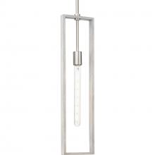 Progress Lighting P500444-009 - 1 - Light Brushed Nickel Grey Washed Oak Modern Pendant
