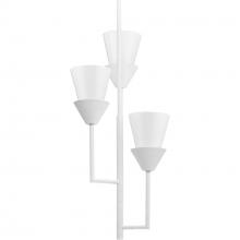 Progress Lighting P500445-197 - Pinellas Collection Three-Light White Plaster Contemporary Pendant
