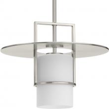 Progress Lighting P500446-009 - Mystic Collection One-Light Brushed Nickel Contemporary Pendant