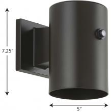 Progress Lighting P550101-020-30 - D2D LED Outdoor Aluminum Wall Mount Cylinder with Photocell
