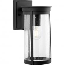 Progress Lighting P560272-031 - Belden Collection One-Light Black Medium Modern Farmhouse Medium Outdoor Wall Lantern