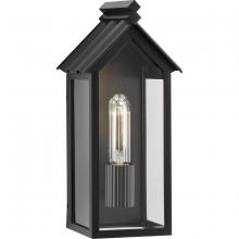 Progress Lighting P560303-31M - POINT DUMEÂ® by Jeffrey Alan Marks for Progress Lighting Dunemere Matte Black Outdoor Wall Lantern w